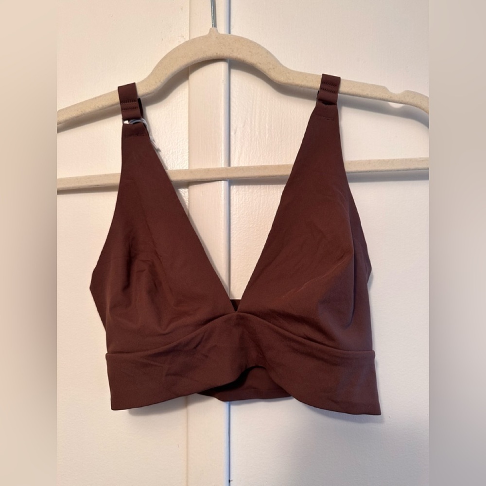 Everlane Renew Bra XS Tan Neutral Minimal Bralette NWT Soft Lounge - Picture 3 of 7